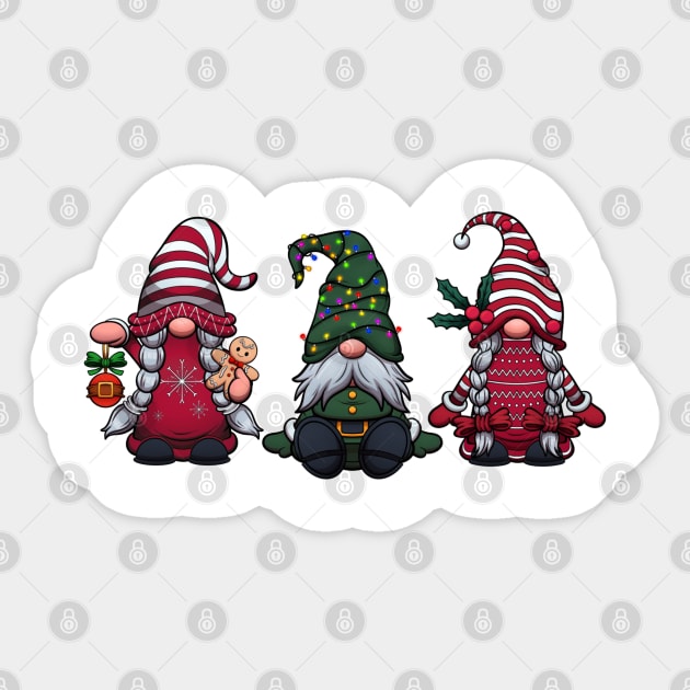 Christmas Gnomes Sticker by TheMaskedTooner